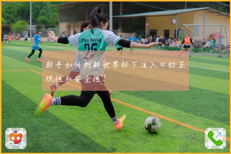 新手如何判断世界杯下注入口的正规性和安全性？