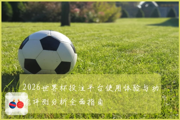2026世界杯投注平台使用体验与功能评测分析全面指南